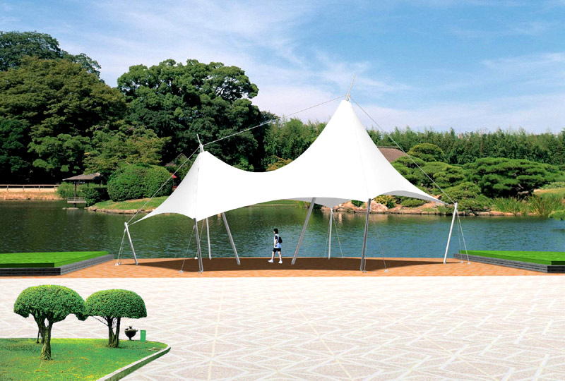 商店門頭張拉膜結(jié)構(gòu)